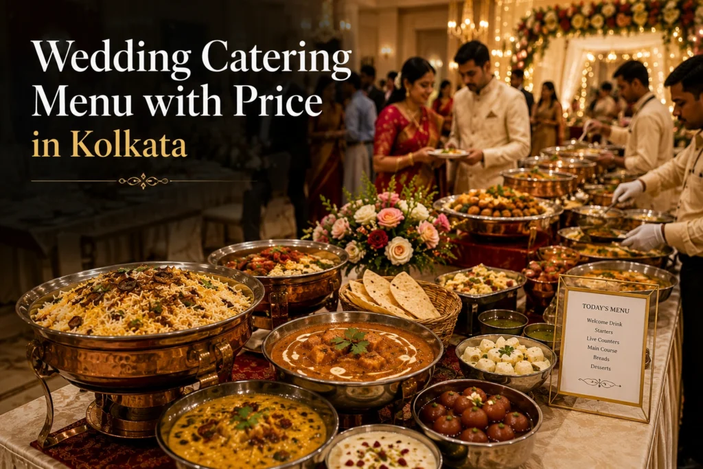 Wedding Catering Menu with Price in Kolkata